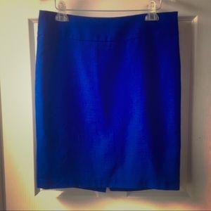 The Limited royal blue woven pencil skirt